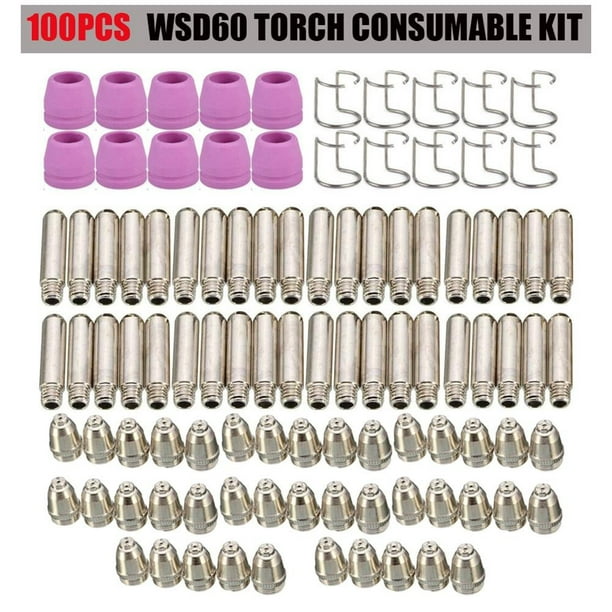 WSD60 Air Plasma Cutter Cutting Torch Guides AG-60 Pkg-10 Consumables Kits SG-55